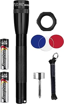 MagLite进口代理批发 Maglite SP2P01C：迷你 LED 2 芯 Aa Pro 手电筒黑色