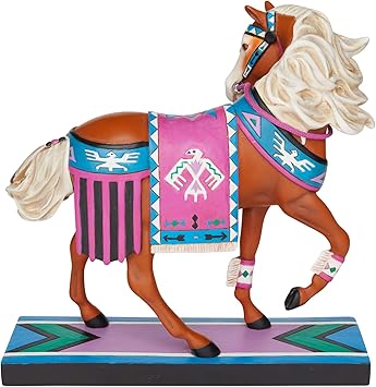 酷牌库|商品详情-Enesco进口代理批发 Enesco Trail of Painted Ponies 雷鸟雕像，7.75 英寸，多色