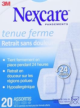 酷牌库|商品详情-Nexcare进口代理批发 Nexcare Sens 皮肤绷带，20 片