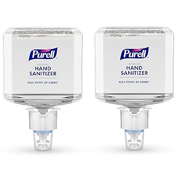 Purell进口代理批发 Purell 品牌高级泡沫洗手液 ES6 补充装，清洁香味，40.6 盎司，2 件装