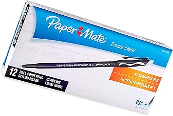 Paper Mate进口代理批发 PAP3930158 - Eraser Mate 圆珠笔