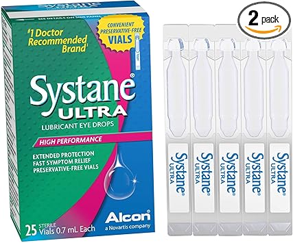 Systane进口代理批发 Systane 超润滑滴眼液 0.7 mL 小瓶 25 瓶（2 件装）