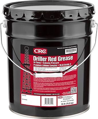 CRC进口代理批发 CRC Driller Red Grease 极压锂复合润滑脂，35 磅，SL3650