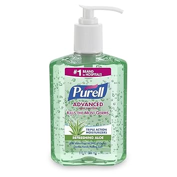 Purell进口代理批发 Purell 芦荟洗手液 8 盎司（2 件装）