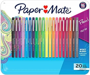 Paper Mate进口代理批发 Paper Mate Flair 多孔尖头笔，中号，多种颜色