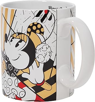 酷牌库|商品详情-Enesco进口代理批发 Enesco Disney Britto Midas 米奇和米妮始终原创咖啡杯，18 盎司，多色