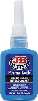 酷牌库|商品详情-J-B Weld进口代理批发 JB Weld 24236 Perma-Lock 中等强度螺纹锁固剂 - 蓝色 - 36 毫升