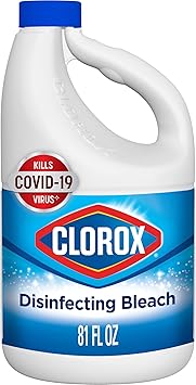 Clorox进口代理批发 Clorox 消毒漂白剂，浓缩配方，常规 - 81 液体盎司（包装可能有所不同）