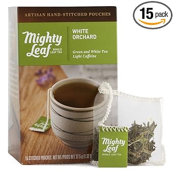 Mighty Leaf进口代理批发 Mighty Leaf - 白茶白果园 - 15 茶袋（1.32 盎司/37.5 克）