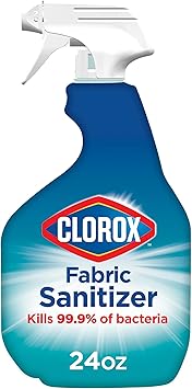 Clorox进口代理批发 Clorox 无漂白织物消毒喷雾，颜色安全洗衣消毒剂 - 24 盎司（包装可能有所不同）