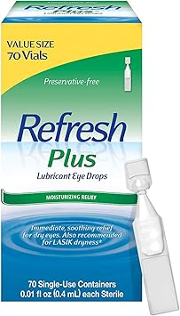 Refresh进口代理批发 Refresh Plus 润滑剂滴眼液一次性容器 - 70 粒，每包 5 粒