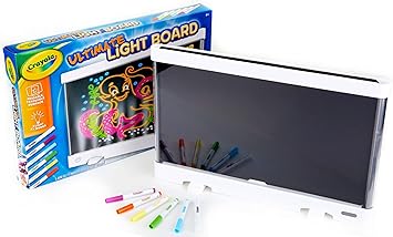 Crayola进口代理批发 Crayola Ultimate Light Board - 白色，儿童绘图板，儿童 LED 绘图板，男孩和女孩的节日礼物，儿童玩具，6 岁以上