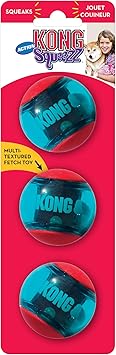 酷牌库|商品详情-KONG进口代理批发 KONG Squeezz 动作玩具，红色，小号