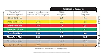 酷牌库|商品详情-Theraband进口代理批发 THERABAND 阻力管，专业乳胶弹性管，全身，核心锻炼，物理治疗，下普拉提，在家锻炼和康复，100 英尺，蓝色，超重，中级 2