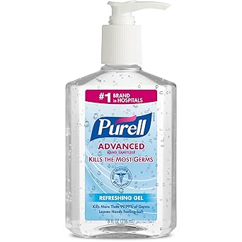 Purell进口代理批发 Purell 泵瓶洗手液 8 盎司。瓶子