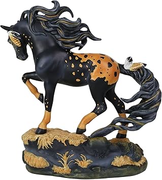 酷牌库|商品详情-Enesco进口代理批发 Enesco Trail of Painted Ponies Eagle Spirit，9 件树脂石雕像，多色