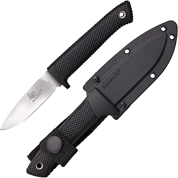 Cold Steel进口代理批发 Cold Steel Pendleton 迷你猎人 3 英寸 AUS 10A 不锈钢固定刀片户外野营游戏狩猎刀 |减震 Kray-Ex 手柄，耐候 Secure-Ex 护套