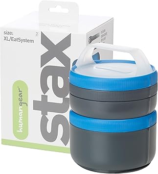 humangear进口代理批发 humangear STAX XL/饮食系统 |模块化储物容器|超大堆垛容器|不含 BPA、PC、邻苯二甲酸盐