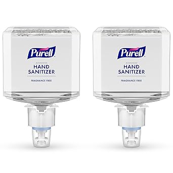 Purell进口代理批发 PURELL 高级洗手液温和无泡沫，无香料，1200 毫升补充装，适用于 PURELL ES4 手动洗手液分配器（2 件装）- 5051-02