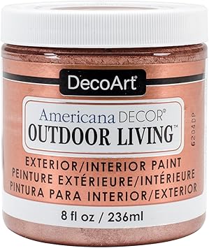 DecoArt进口代理批发 Decoart OutdoorLivingMetllcs8ozRoseGld 美式户外生活 Metllcs8ozRoseGld