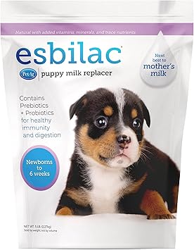 PetAg进口代理批发 Pet-Ag Esbilac 幼犬代乳粉 - 5 磅 - 幼犬配方奶粉，含有益生元、益生菌和维生素，适合新生儿至六周大的幼犬 - 易于消化