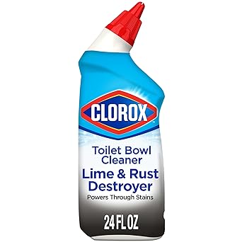 Clorox进口代理批发 Clorox 马桶清洁剂石灰除锈剂 24 盎司（包装可能有所不同）