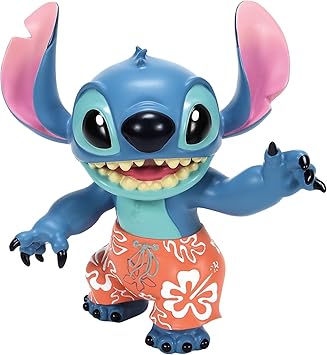 Enesco进口代理批发 Enesco 迪士尼展示 Lilo 和 Stitch 夏威夷泳裤雕像，多色，6 英寸