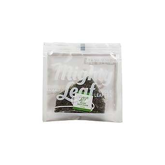 酷牌库|商品详情-Mighty Leaf进口代理批发 Mighty Leaf 全叶茶，有机绿龙，15 茶袋独立金字塔式茶袋，含少量咖啡因有机绿茶，美味热饮或冰饮，加糖或原味