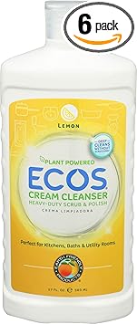 ECOS进口代理批发 EarthFriendly Products 非磨蚀性乳状洁面乳，17 盎司 - 每箱 6 件。