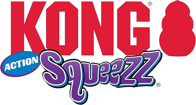 酷牌库|商品详情-KONG进口代理批发 KONG Squeezz 动作球 红色 Md