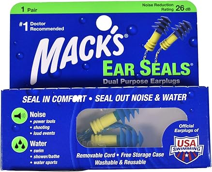 Mack's进口代理批发 Mack's Ear Seals 两用耳塞 1 对（2 件装）