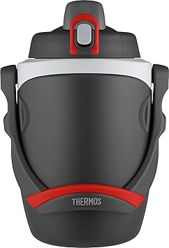 THERMOS进口代理批发 Thermos 64 盎司泡沫保温水瓶，黑色