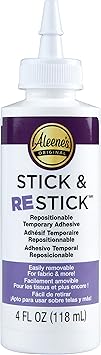 酷牌库|商品详情-Aleene's进口代理批发 Aleene's Stick & Restick 工艺胶，白色 7.25 x 3.63 x 1.63