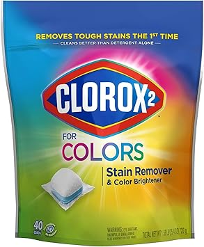 Clorox进口代理批发 Clorox 2 洗衣去污剂和颜色增强包，40 片