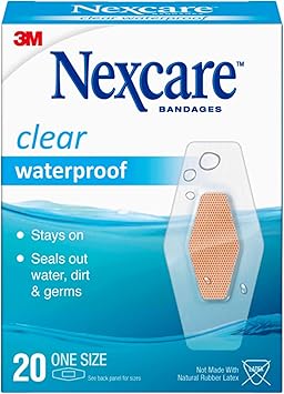 Nexcare进口代理批发 3m Nexcare W/P Clr Bndge 尺寸 20 克拉