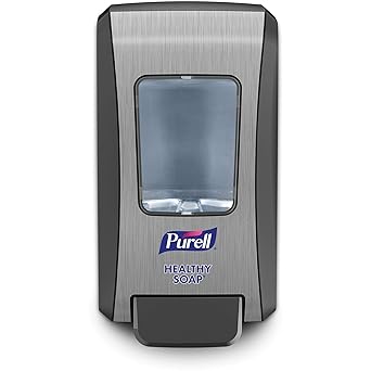 Purell进口代理批发 PURELL FMX-20 健康肥皂 按压式泡沫洗手液分配器，石墨，适用于 2000 毫升 PURELL FMX-20 泡沫洗手液补充装（1 件装） - 5234-06