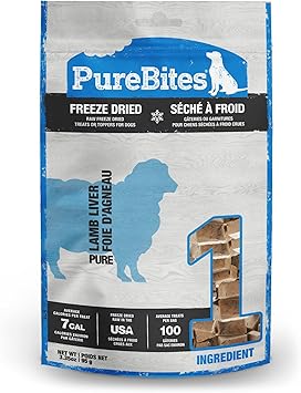 PureBites进口代理批发 PureBites 冻干羔羊狗零食 95 克 | 1 成分 |美国制造