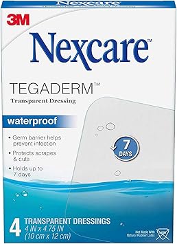 Nexcare进口代理批发 Nexcare Tegaderm 透明敷料 4 英寸 X 4 4 英寸