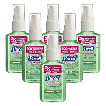 Purell进口代理批发 Purell 芦荟即时洗手液 2 盎司（6 件装）