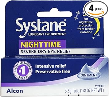 Systane进口代理批发 Systane 夜间润滑眼膏 3.50 克（4 包）