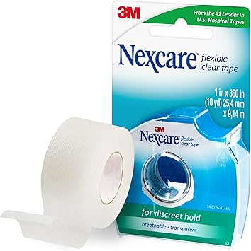 酷牌库|商品详情-Nexcare进口代理批发 Nexcare 胶带和 Aquafresh 牙膏套装 - 1 卷 10 码透明胶带和 5.6 盎司极致清洁美白牙膏