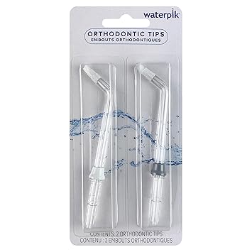 Waterpik进口代理批发 Waterpik Dental 喷水正畸替换头（2 件装）