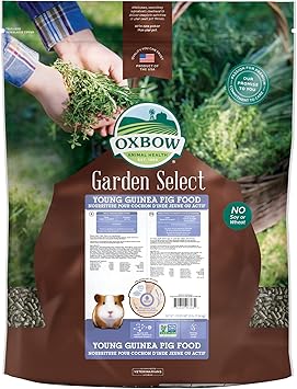 Oxbow进口代理批发 Oxbow 动物健康花园精选幼豚鼠食品，花园风格的幼豚鼠食谱，不含大豆或小麦，非转基因，美国制造，25 磅袋装