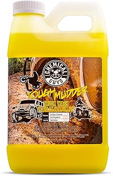 Chemical Guys进口代理批发 Chemical Guys CWS20264 Tough Mudder 泡沫卡车，越野、ATV 和 RV 重型肥皂，（适用于泡沫炮、泡沫枪或水桶清洗），64 液量盎司（半加仑），柠檬味