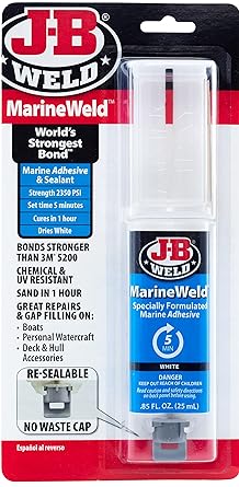 J-B Weld进口代理批发 JB 焊接 50172 25 毫升。 MarineWeld 注射器