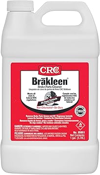 CRC进口代理批发 CRC Brakleen 非氯化制动部件清洁剂 - 50 State Formula，1 加仑，05051