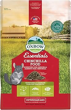 Oxbow进口代理批发 Oxbow Essentials 龙猫食物 - 所有天然龙猫食物 - 3 磅 9（包装可能有所不同）