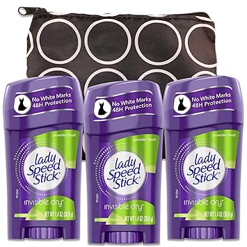 Lady Speed Stick进口代理批发 Lady Speed Stick 女士清新除臭剂粉末 - Lady Speed Stick 除臭剂旅行装套装含 3 粒清新除臭剂粉末旅行装 1.4 盎司带袋 | Powered by LOFTER女士旅行装除臭剂