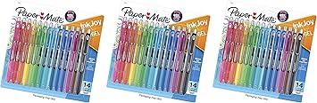 Paper Mate进口代理批发 Paper Mate 中性笔，InkJoy 笔，中号，14 克拉，什锦 - 3 支装