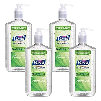 Purell进口代理批发 Purell 天然高级洗手液，含植物酒精，柑橘香味，28 液量盎司泵瓶（4 件装）- 3182-04-CMR